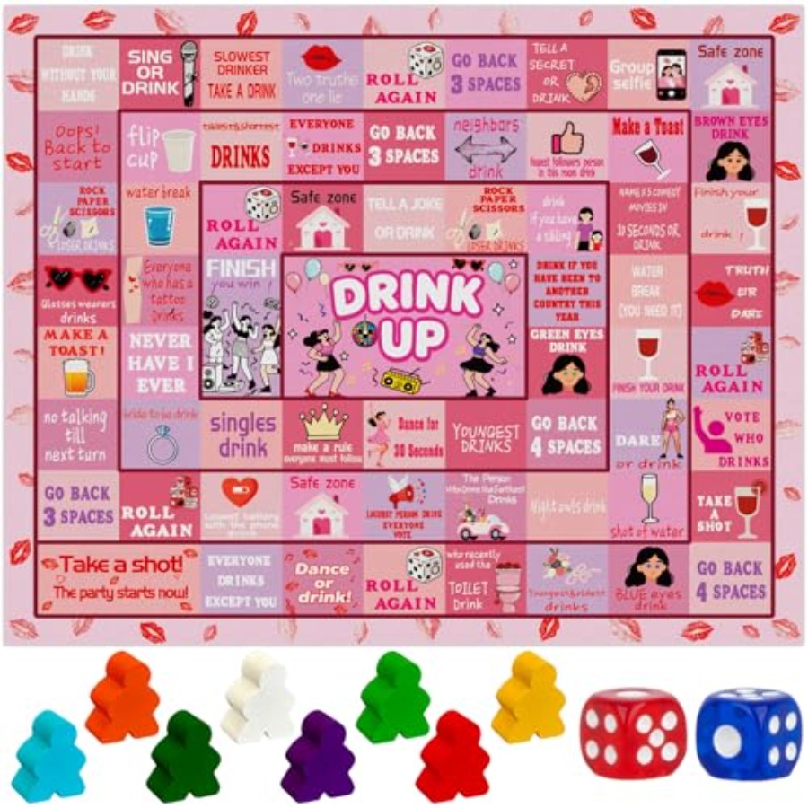 Party Games Bachelorette - Drinking Board Game for Adul, Drunk
