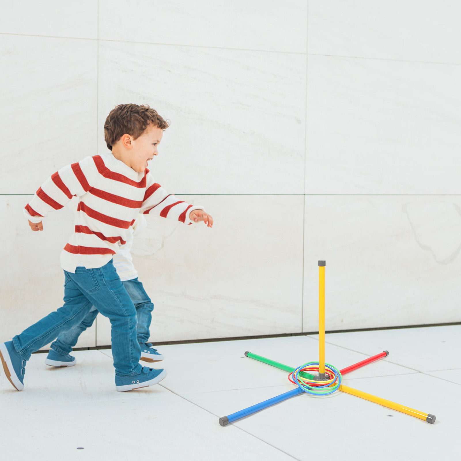Party Family Games - 1Set Toss Ring Interactive Game Bright