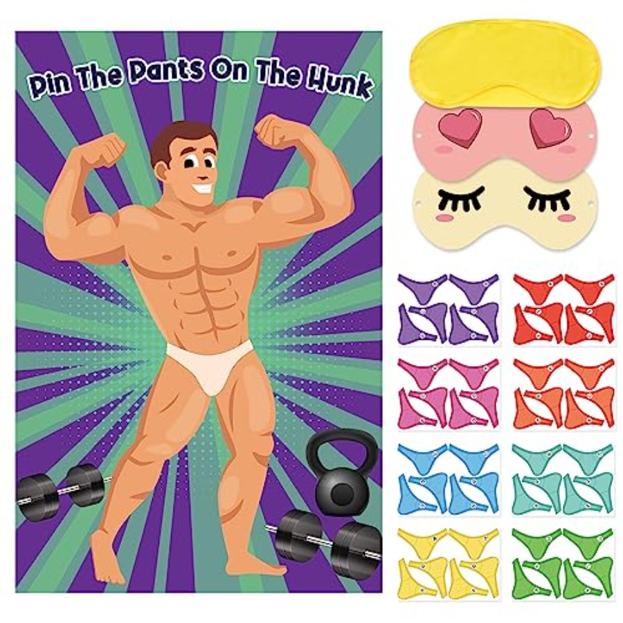 Party Games Bachelorette - Bridal Shower Games Pin The Pants