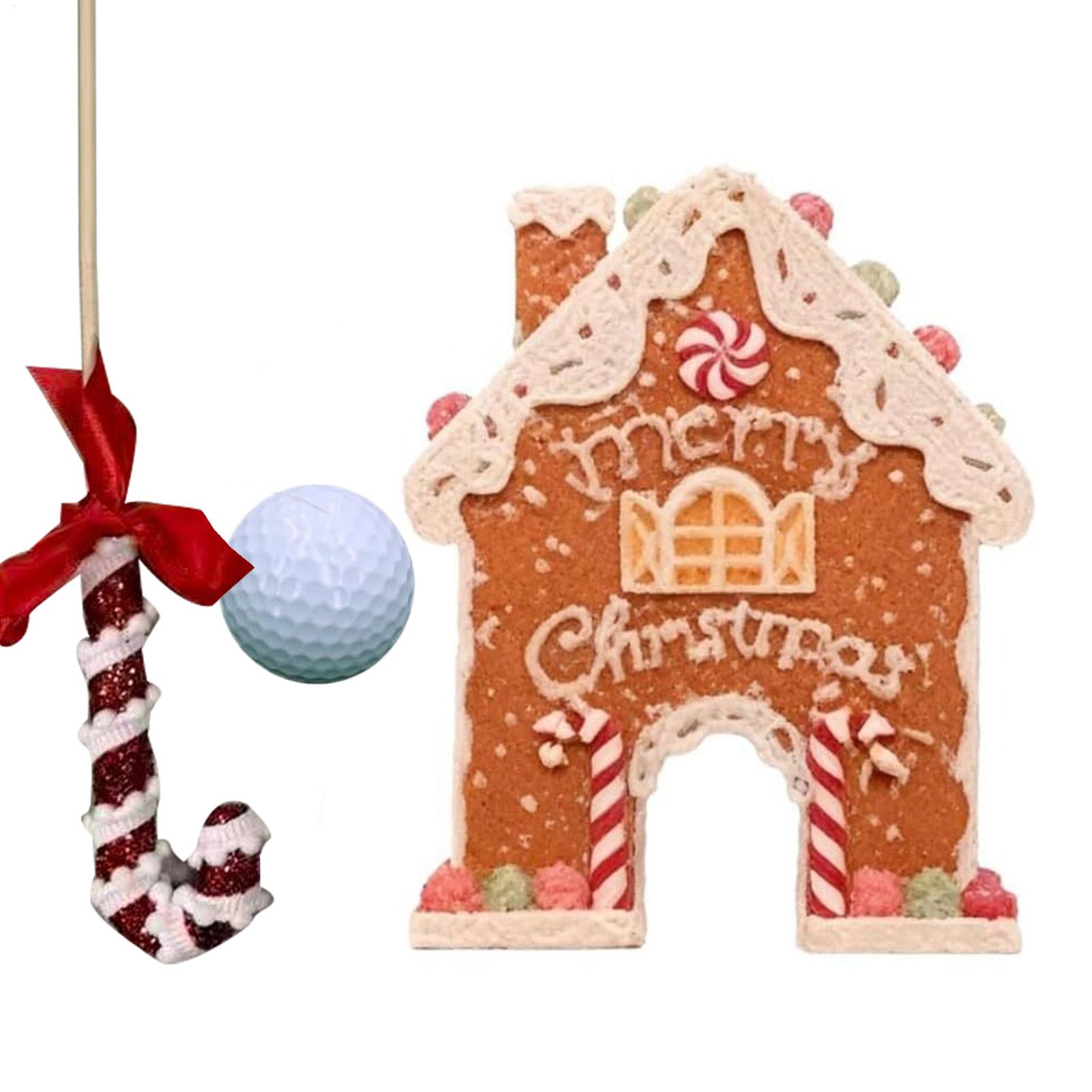 Party Games Golf - Golf Game Gingerbread House Goal Gingerbread