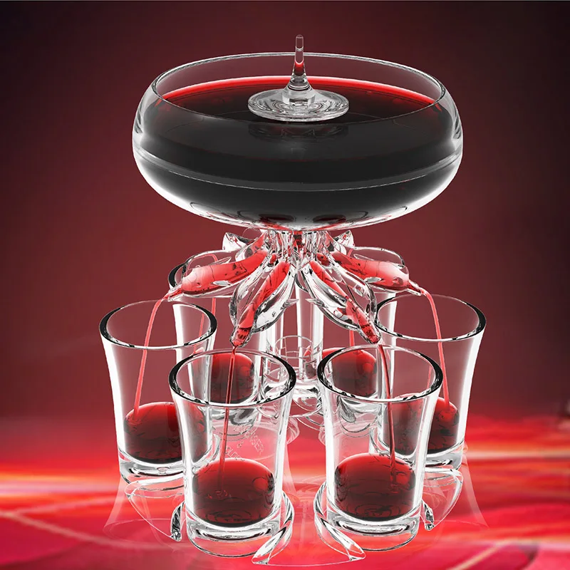 Shot Glass Holder 6 Cups Acryl - Party Games Using Cups ulasan dan harga
