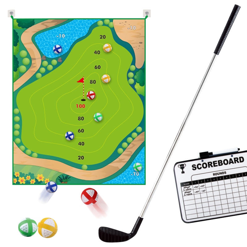 Qinuo Golf Game Mat With Golf  - Party Games Golf ulasan dan harga