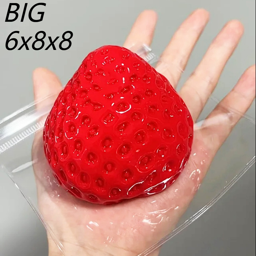 Strawberry Squeeze Toy Fidget  - Party Games For Adults ulasan dan harga
