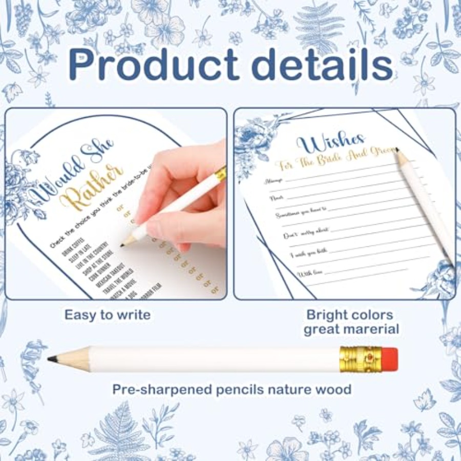 145 Pieces Bridal Shower Game  - Party Games Bachelorette ulasan dan harga