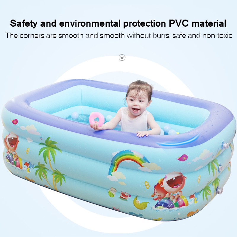Inflatable Swimming Pool Famil - Party Games Adults Indoor ulasan dan harga