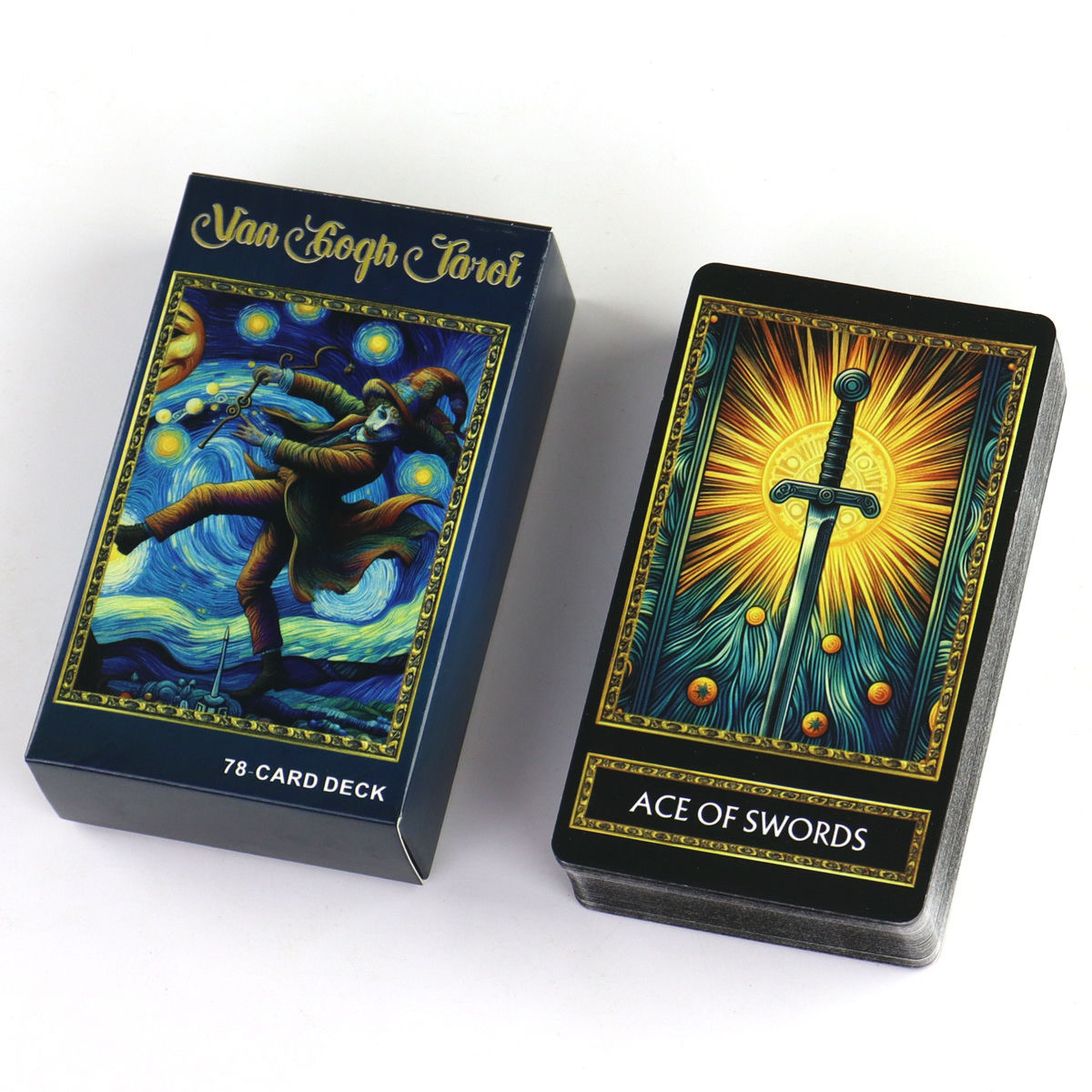 New Van Gogh Tarot Cards A 78  - Party Family Games ulasan dan harga
