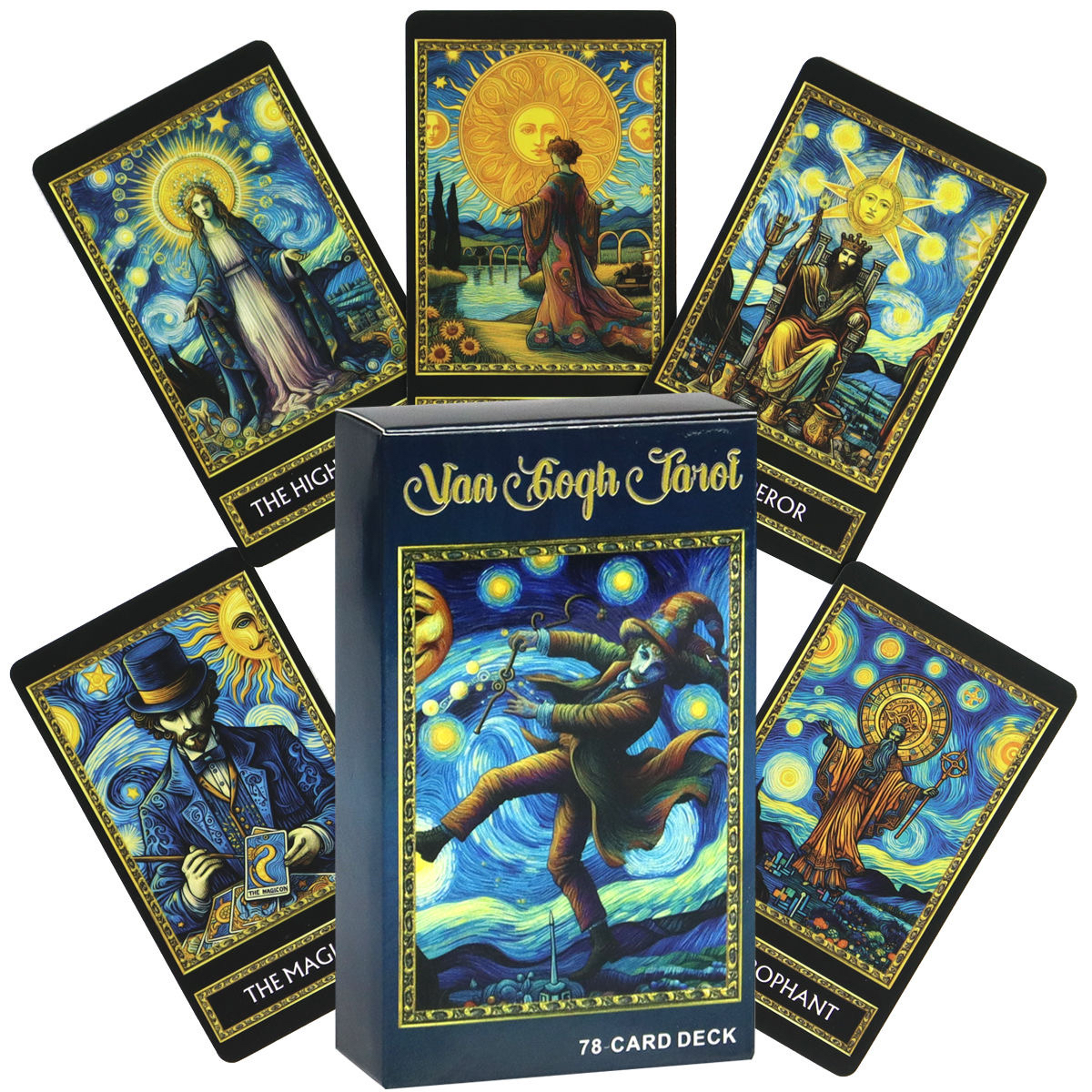 New Van Gogh Tarot Cards A 78  - Party Family Games ulasan dan harga